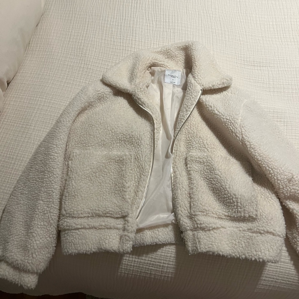 Sherpa fur coat